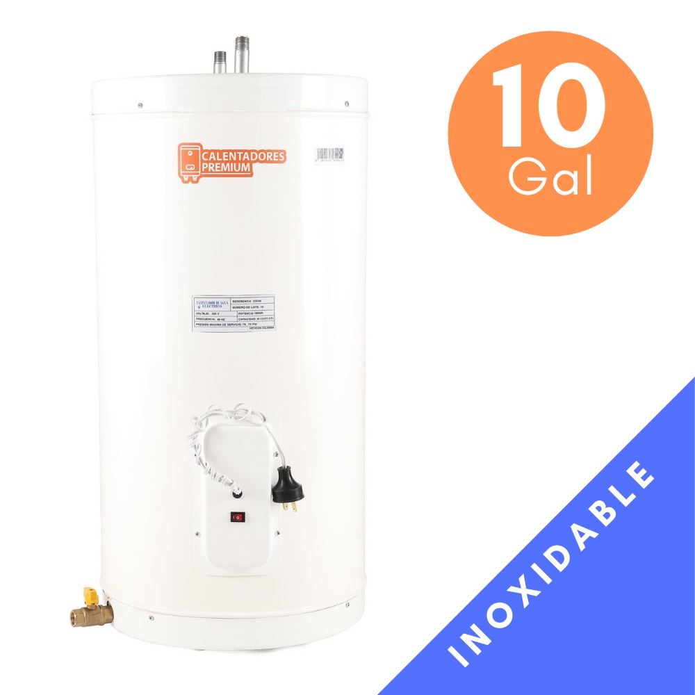 Calentador Eléctrico De Agua De Acumulación Tanque 10 Galones