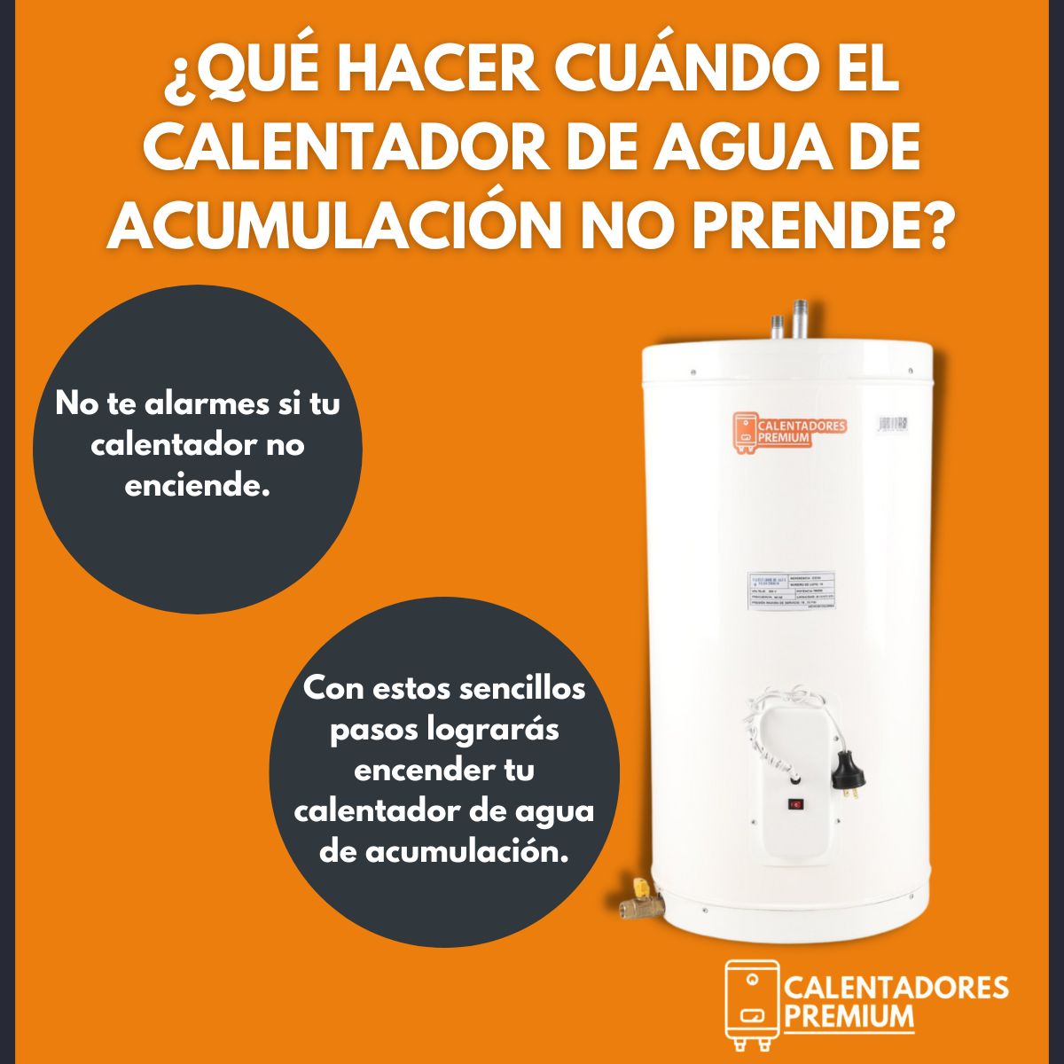 Mi calentador de gas no prende la llama pequeña , no consigo encenderlo 